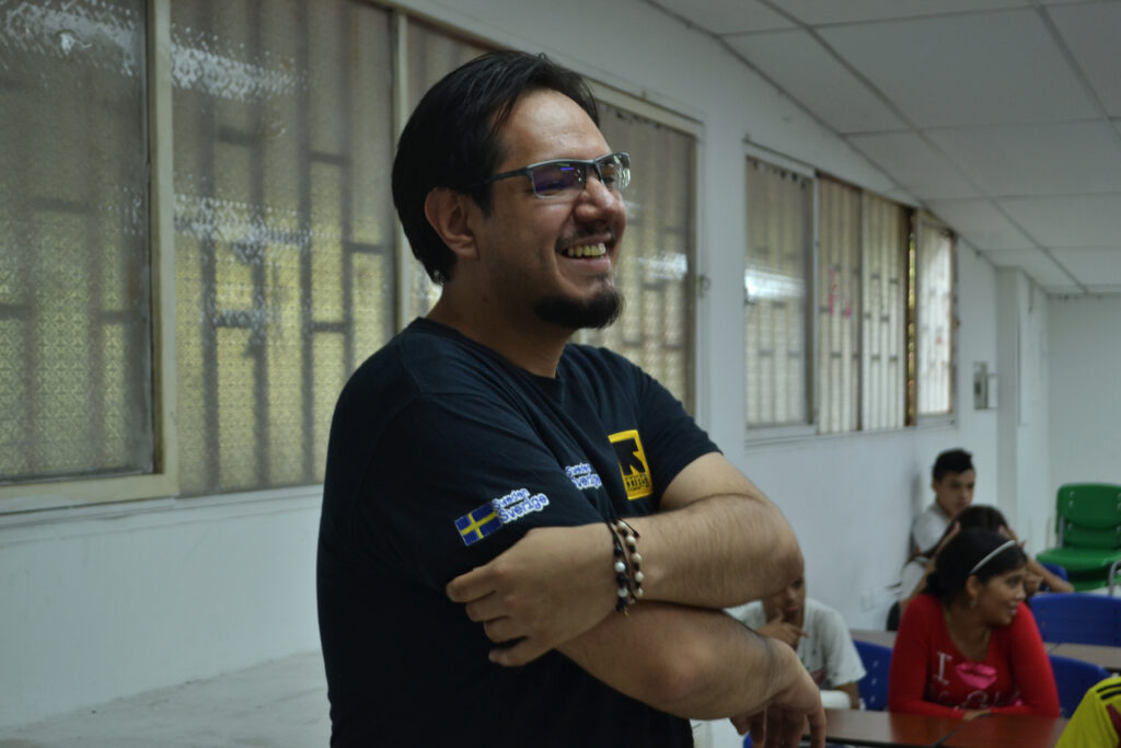 Carlos is the Child Protection Program Manager for the IRC's "Learning and Thriving Together" project. Credit: IRC 